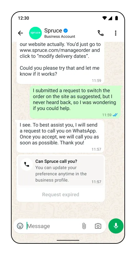 Permission request expires after 7 days — User does not interact